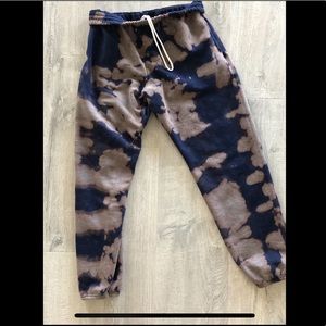 ACID WASH SWEATPANTS ONLY (BLEACHED) MADE TO ORDER
